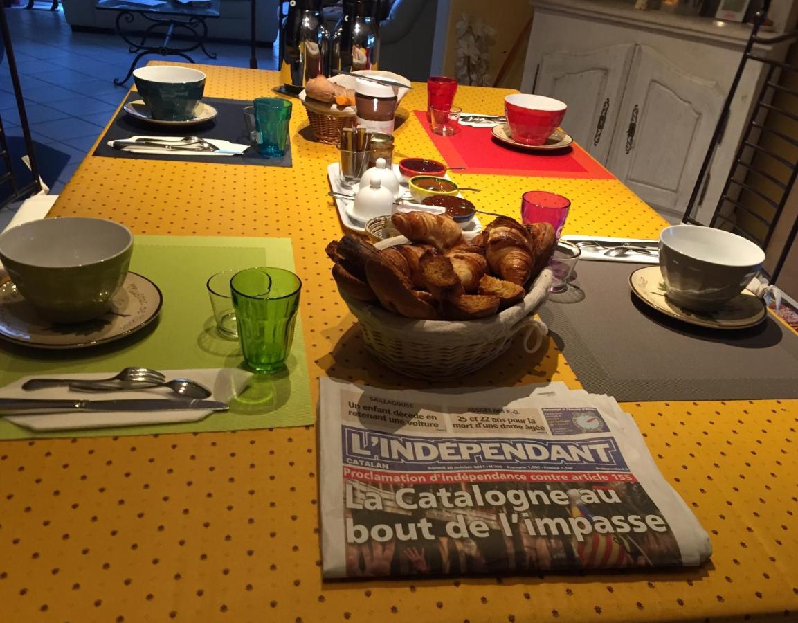 Chambres Table D'Hotes Carpe Diem Villeneuve-la-Rivière Kültér fotó